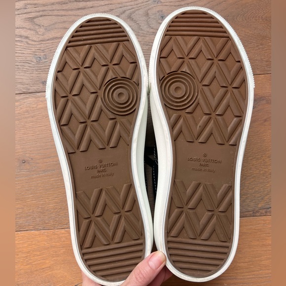 🔹Louis Vuitton Trocadero Monogram Sneakes  LV 7=8 Us - Picture 10 of 12